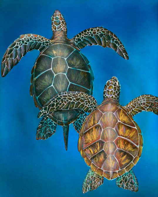 Painting by Bill Myrick: Forever Together